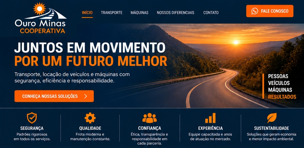 Ouro Minas Cooperativa - Início